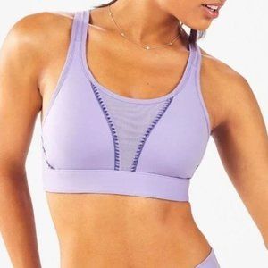 Fabletics Zoe High Impact Sports Bra IV in Lavender Purple XL